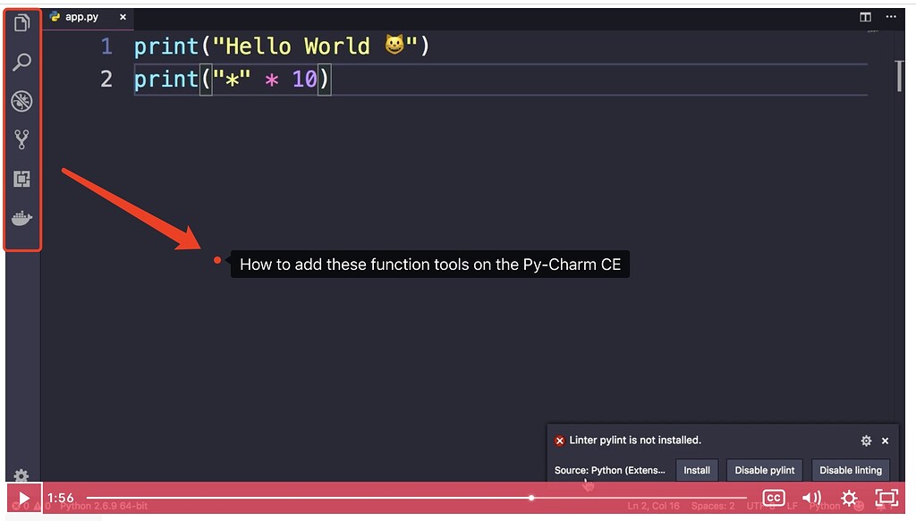 How to add those function tools - Python - Code with Mosh Forum