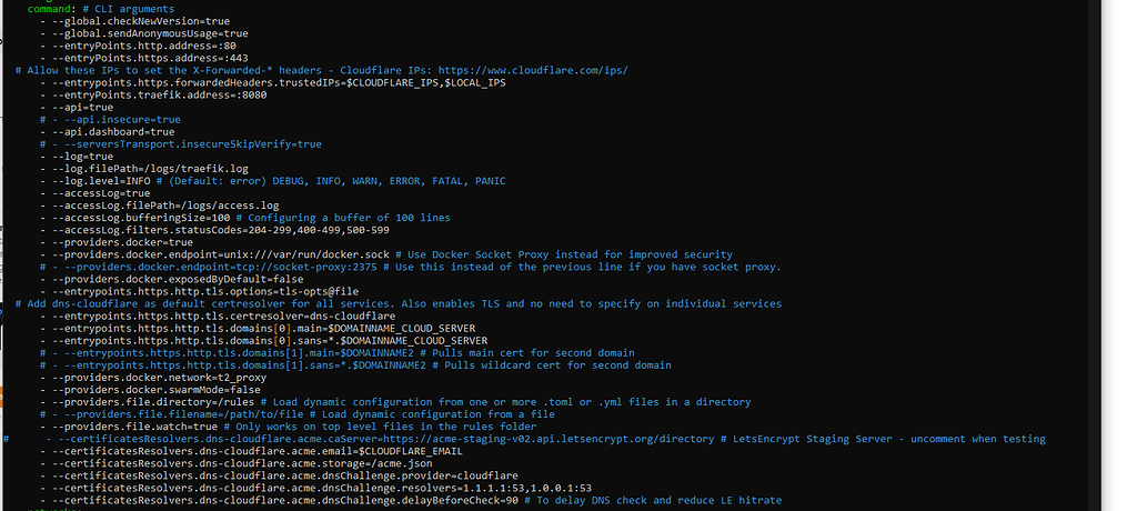 Traefik Proxy on Docker and Wildcard certificates Traefik v2