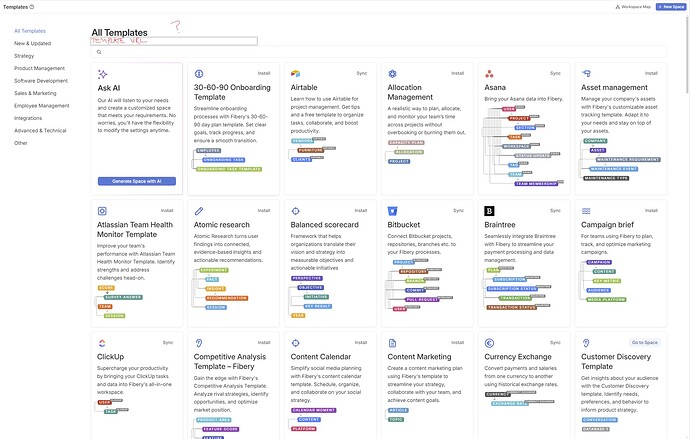 FIBERY - TEMPLATE URL