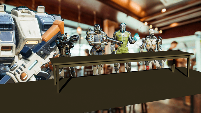 hero hunters coffee table done