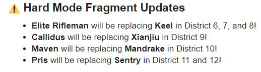 Hard Mode Updates