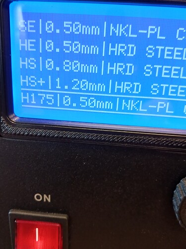 Taz 5 Toolhead Settings 2