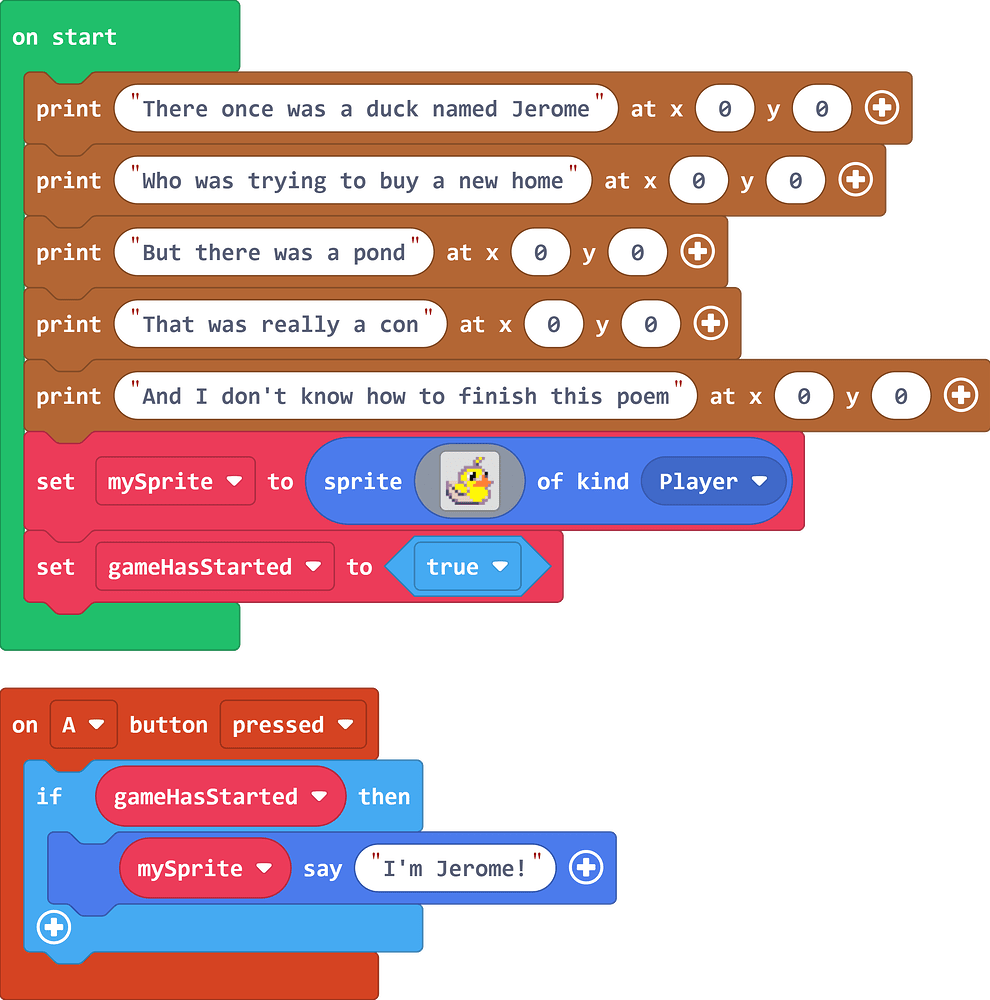Common Arcade Coding Pitfalls - Help - Microsoft MakeCode