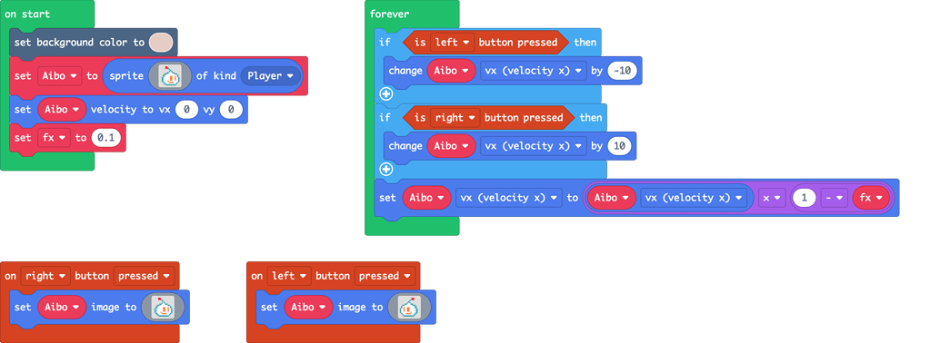 Slide Move - Arcade - Microsoft MakeCode