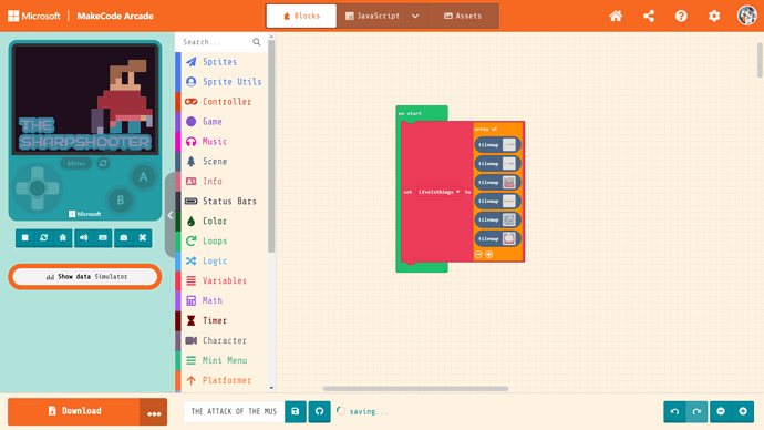 Microsoft MakeCode Arcade - Google Chrome 12_16_2022 11_22_31 AM
