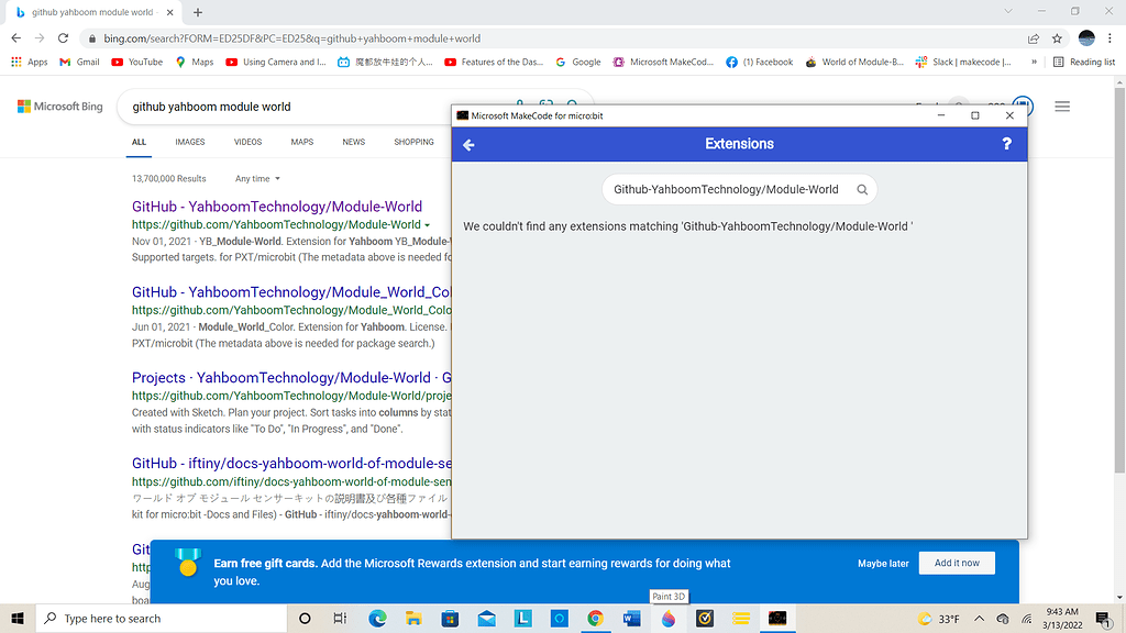MakeCode Search Extension not Recommended - micro:bit extensions ...