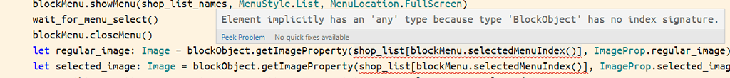 Block object extension help - Help - Microsoft MakeCode