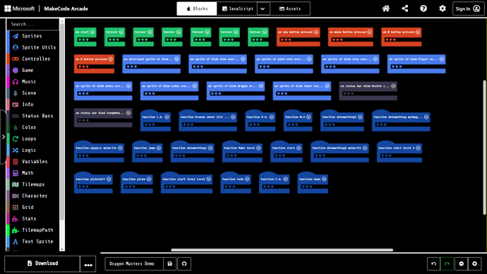Microsoft MakeCode Arcade - Google Chrome 10_27_2021 10_47_26 AM