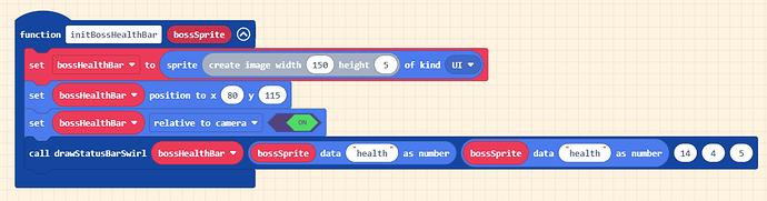 initializing boss health bar