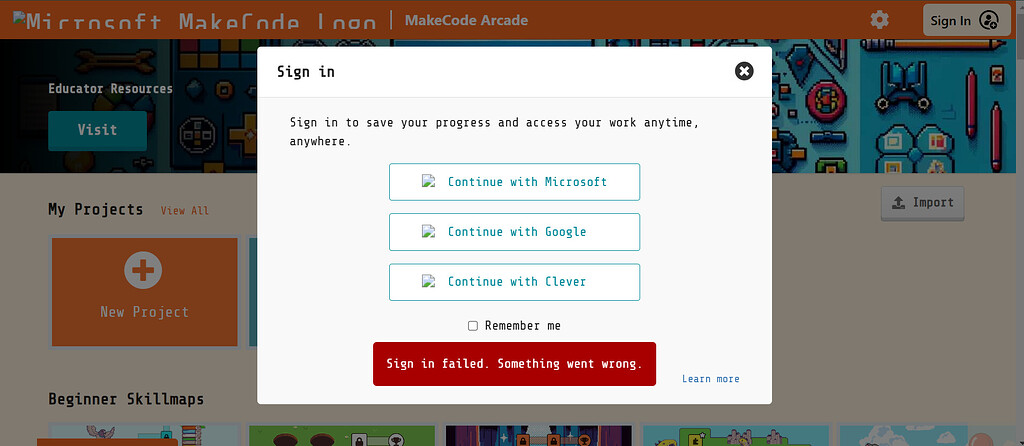 Makecoe Page Help - Arcade - Microsoft MakeCode