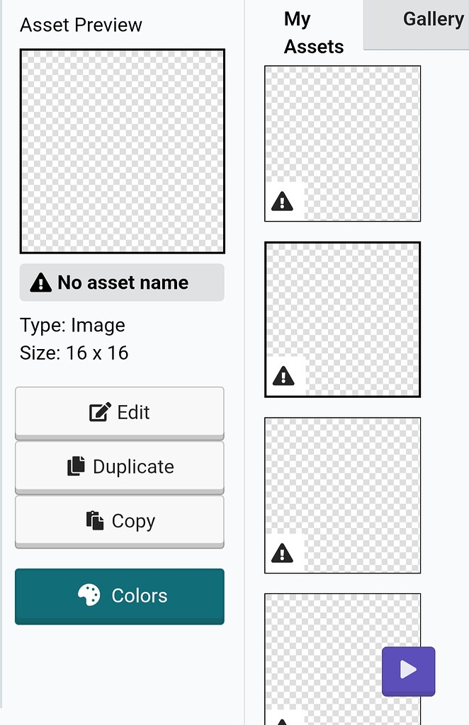 Issue with lots of nameless sprites - Help - Microsoft MakeCode