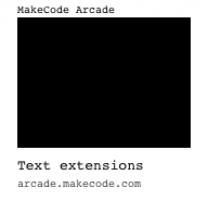 arcade-Text-extensions