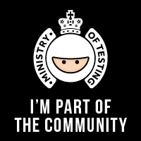 I'm Part of the Community of Ministry of Testing