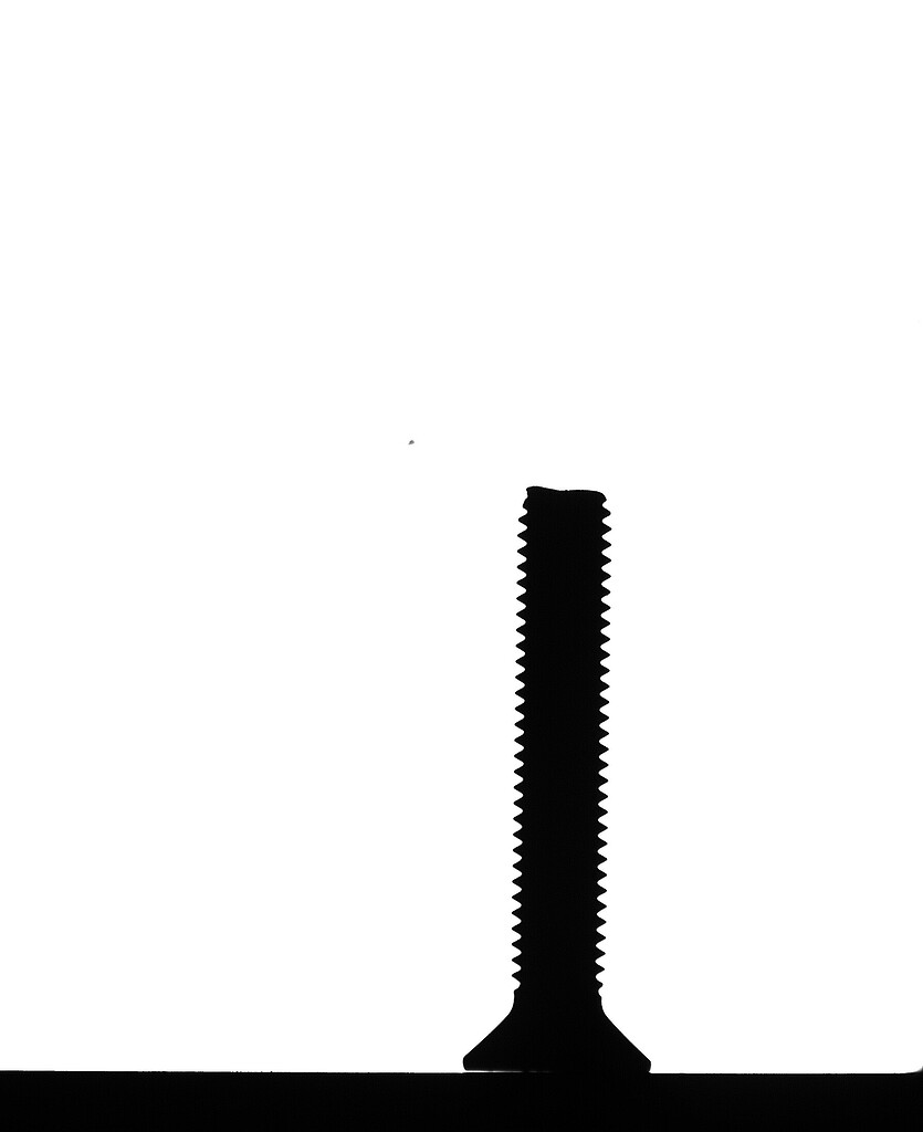 Dimensional analysis of screw programming opencv