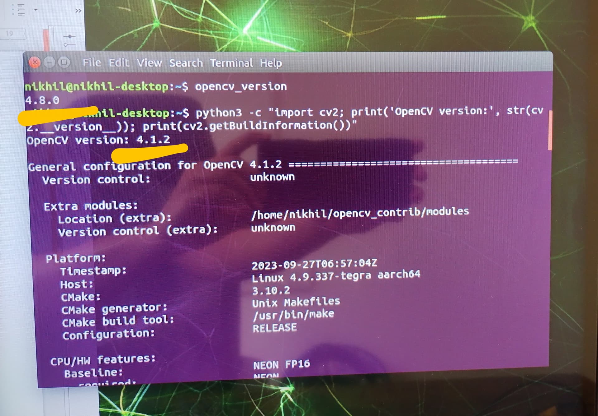 OpenCV Versions Conflict Python OpenCV OpenCV Versions Conflict Python OpenCV