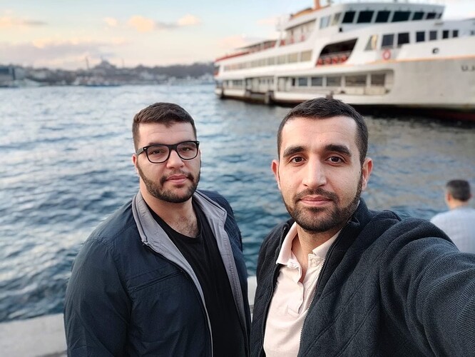 Ali, Omar and and Istanbul ferry