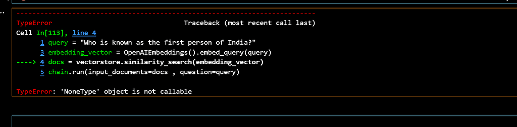 TypeError: 'NoneType' object is not callable - Support - Pinecone Community