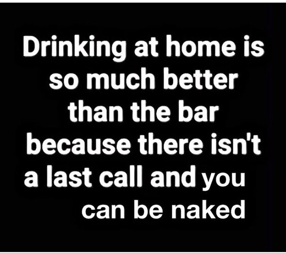 drinking at home