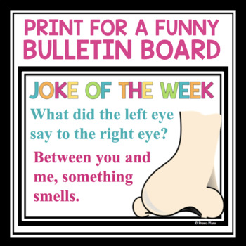 joke something between 2 eyes smells