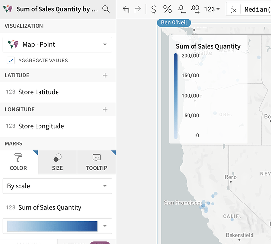 How to use conditional formatting with Point Map Charts - Knowledge Hub ...