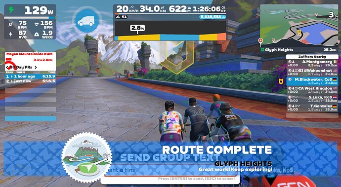 Group Ride_ The Knight Ride! Sufferlandrian Octoberfest on Glyph Heights in Watopia