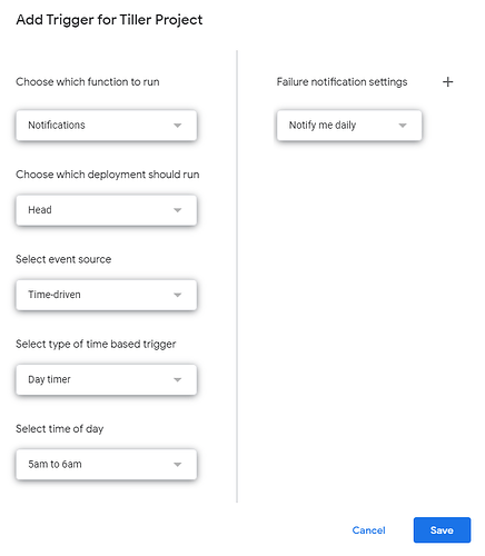 Apps Script Trigger