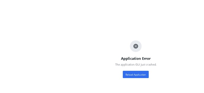 Application Error