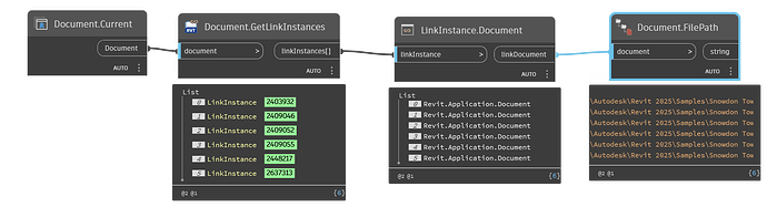 Revit 2025 Link Instances Nodes