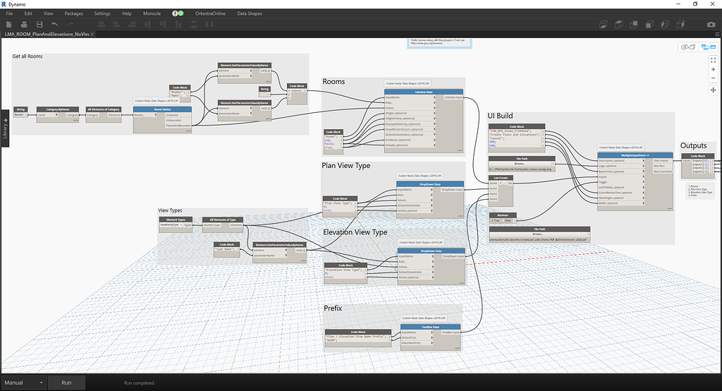 Room Elevations - Naming sequence - Revit - Dynamo