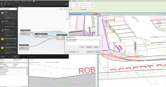 Floor follow topography fail