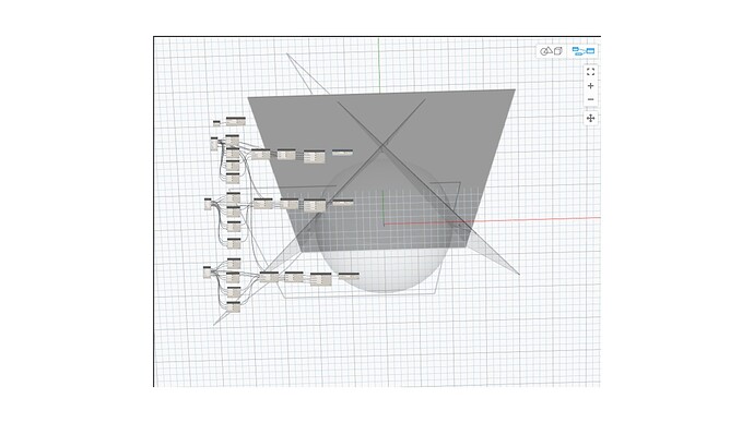 split a sphere with 3 surfaces