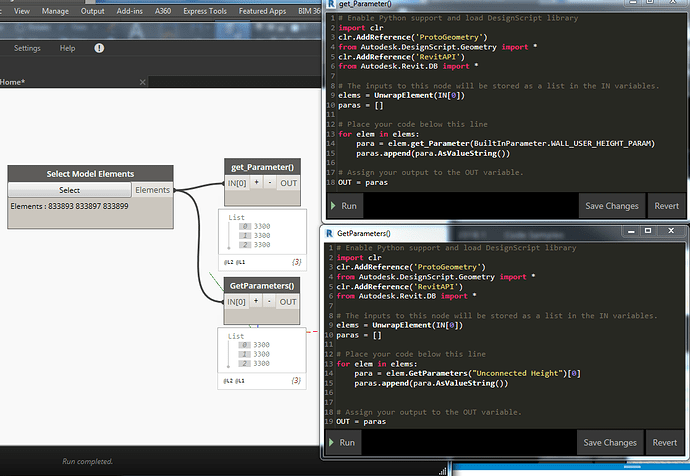 getparameters