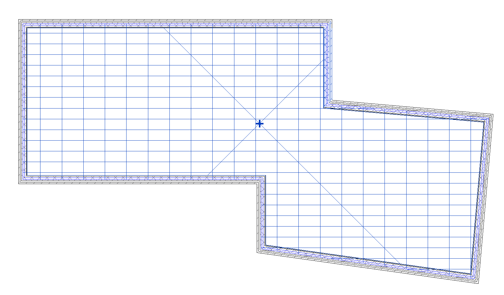 wall Core exterior to floor (room)2