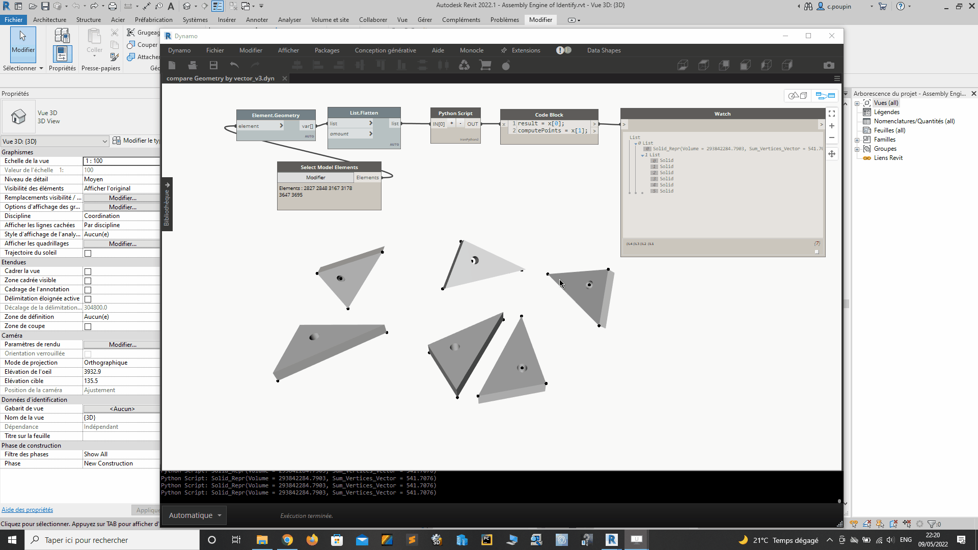 get same solids analysis