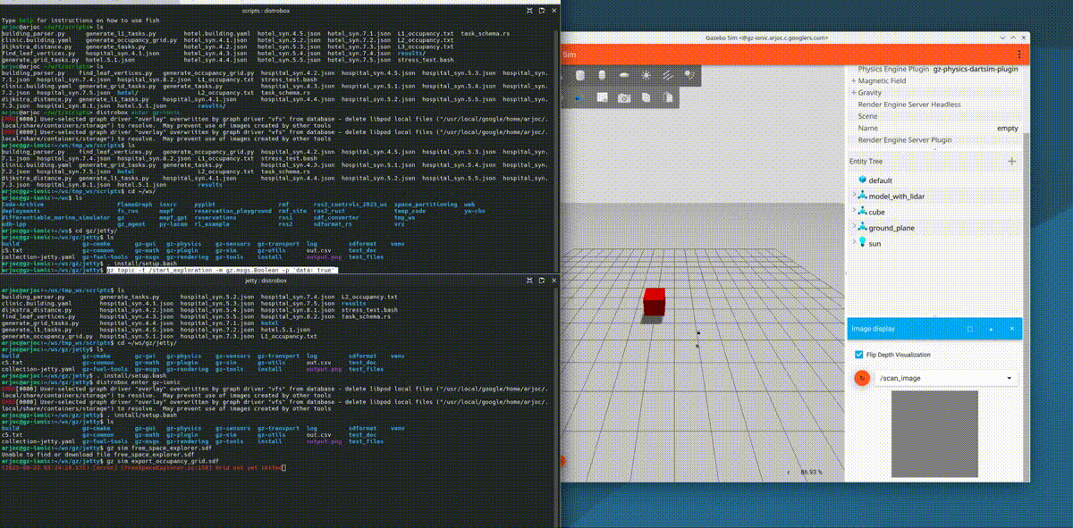 New occupancy grid export functionality
