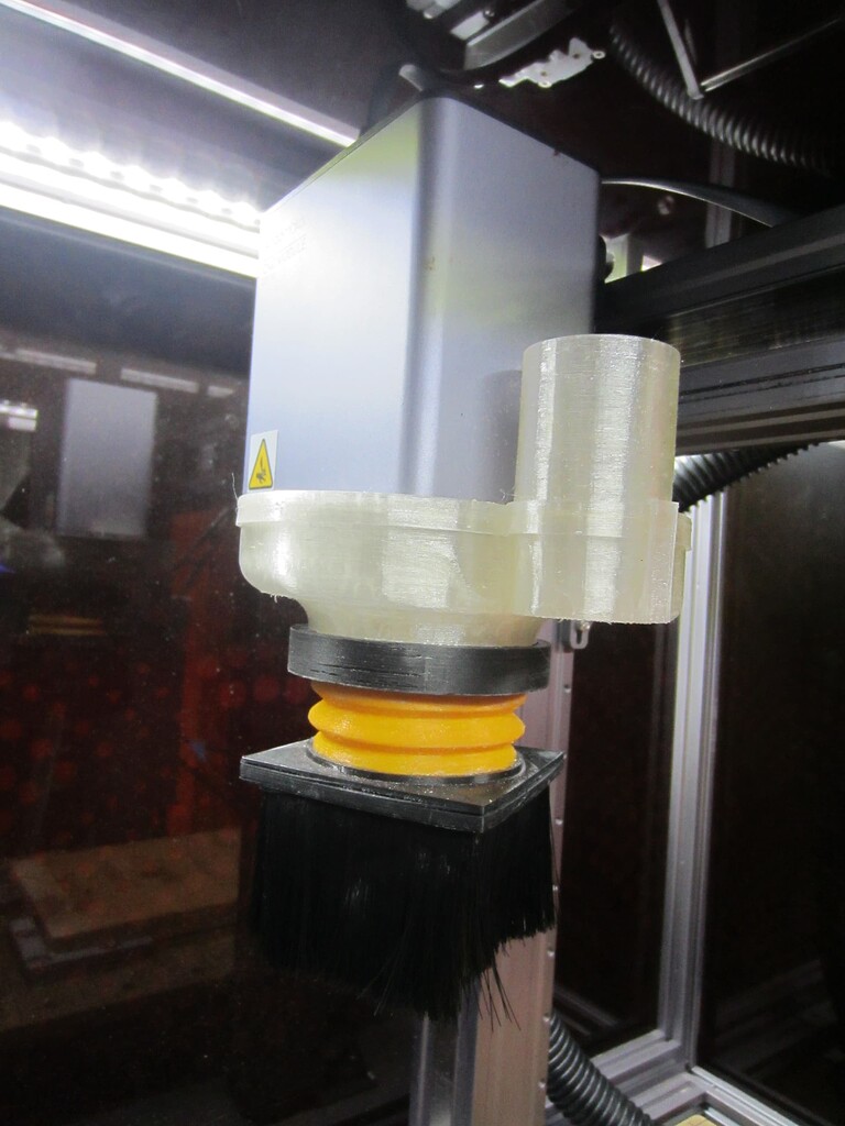 Self-Impelled Vacuum Dust Shoe for 200W CNC Module (NO EXTERNAL