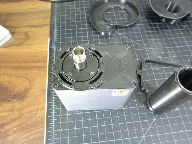 3. Place mount plate on CNC Head