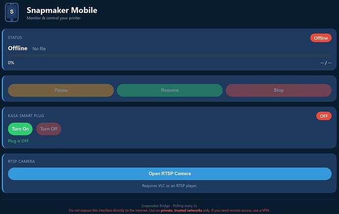 Snapmaker Mobile