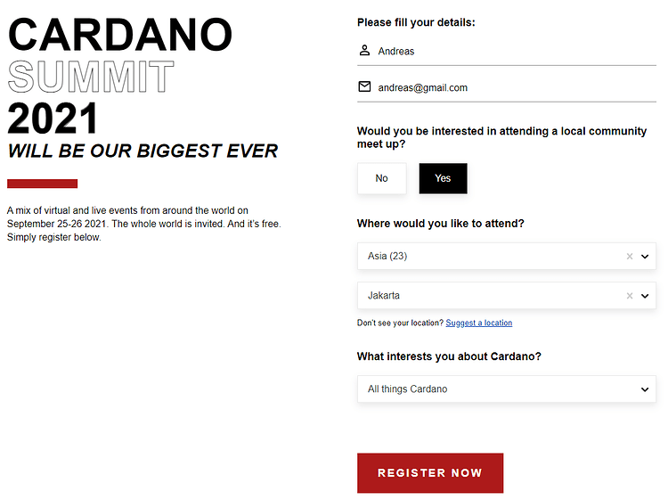cardanoSummit2021