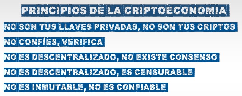 Principios de la criptoeconomía