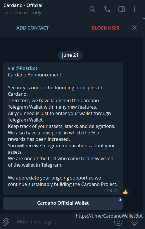 cardano-wallet-scam-bot