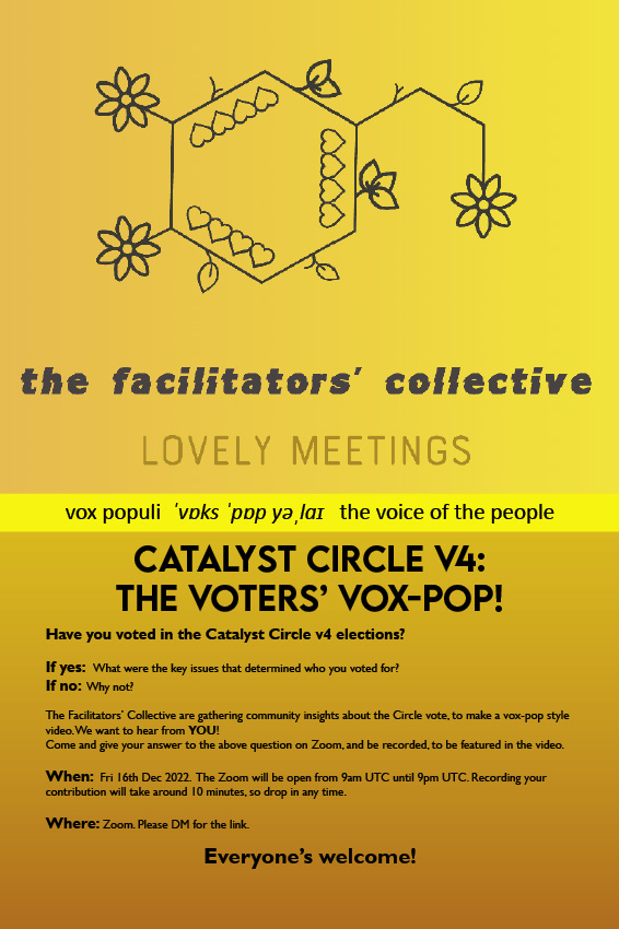 Facilitators Collective Vox Pop no zoom