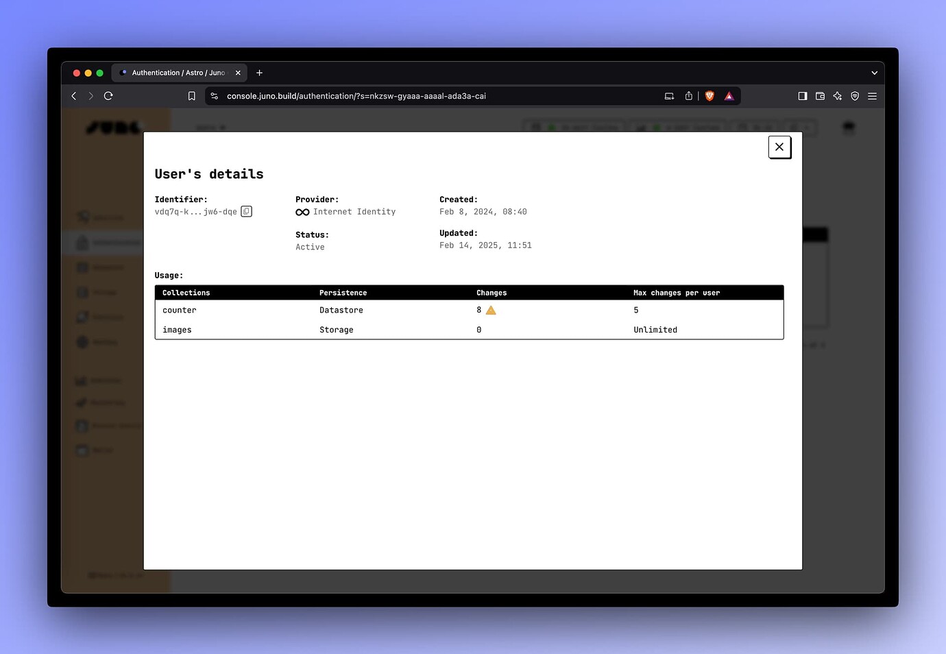 Details screenshot