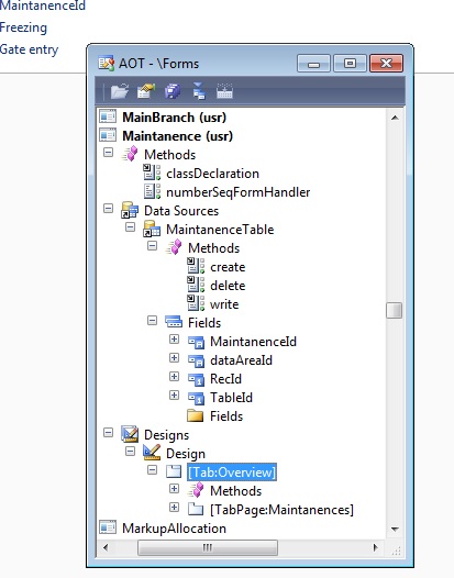 how to create a new module in ax 2009 with new number
