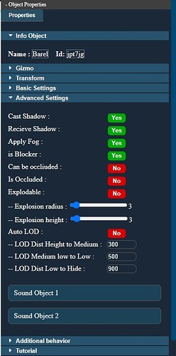 advenced settings