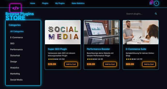 2025-04-25 10_47_26-OPEN CODE STORE _ Plugin Marketplace und 1 weitere Seite - Persönlich – Microsof
