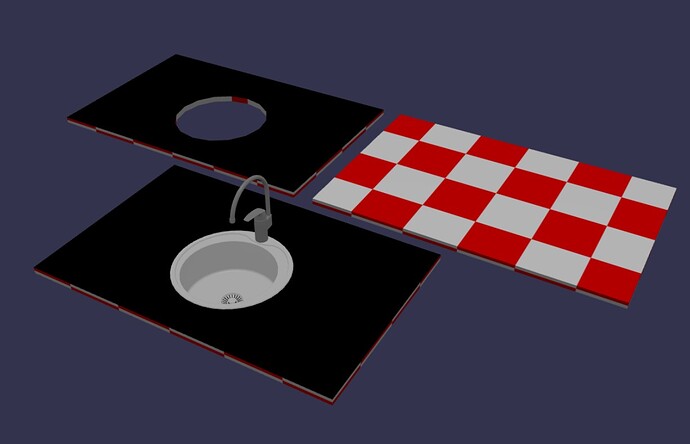 Screenshot when models used in CSG are all imported meshes