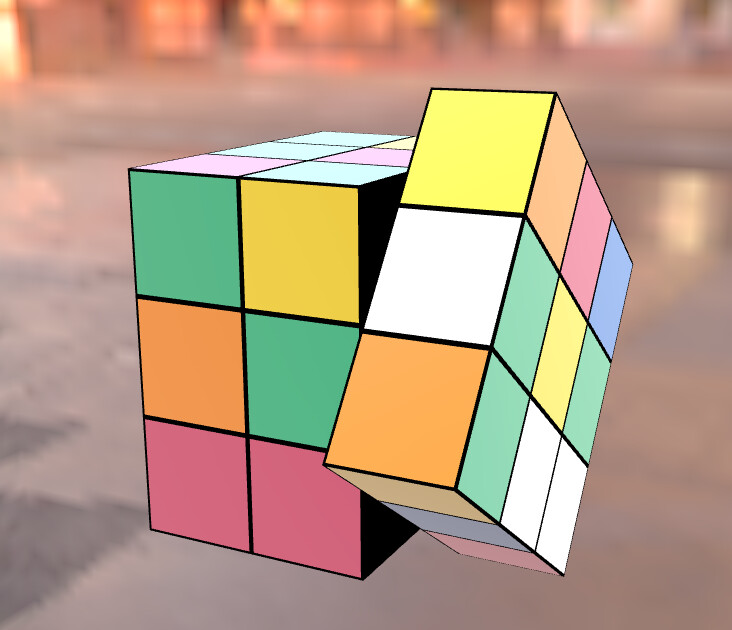 Basic Rubiks cube - Demos and projects - Babylon.js