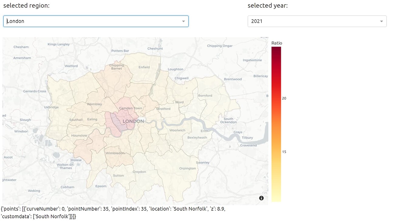 Clear selectedData when an Input changes state - Dash Python - Plotly ...