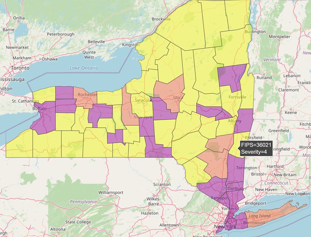 How does px.choropleth_mapbox work out what color to use? - 📊 Plotly ...